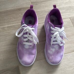 Purple and White Heelys